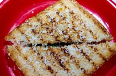 How to make easy and tasty Cheese Capsicum Sandwich