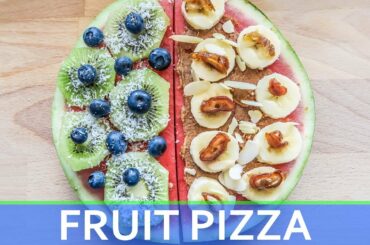 WATERMELON FRUIT PIZZA 2 in 1 │Vegan Pizza │Healthy Summer Snack Recipe│Melónová pizza