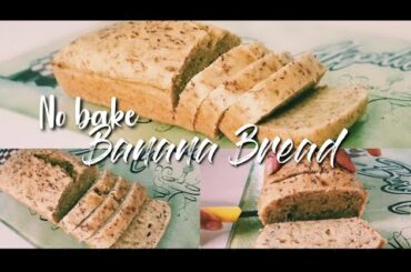 EASY NO BAKE BANANA BREAD | 𝘩𝘰𝘮𝘦𝘮𝘢𝘥𝘦 𝘳𝘦𝘤𝘪𝘱𝘦