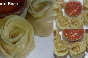 Potato Rose | Ramadan Recipe For Iftar | Easy Snack Recipe | Healthy Food Kitchen