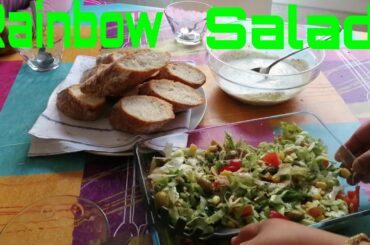 RAINBOW SALAD & SALSA [ ATUN +OLIVE COCKTAIL]