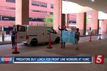 Predators buy lunch for front line workers at Vanderbilt University Medical Center