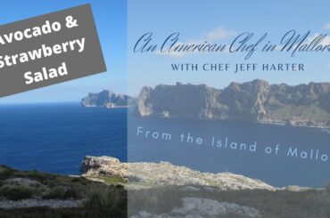 AVOCADO & STRAWBERRY SALAD with Avocado & Sherry Vinaigrette