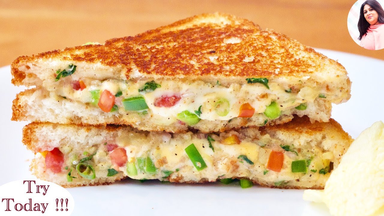 Best Cheesy Veg Sandwich Recipe, Cheese Sandwich, breakfast recipe, lunchbox recipe for kids Best Cheesy Veg Sandwich Recipe, Cheese Sandwich, breakfast recipe, lunchbox recipe for kids