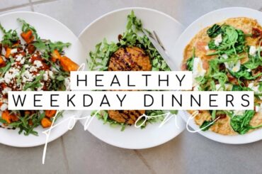 QUICK + HEALTHY DINNER RECIPES FOR ONE! | Weekday dinner ideas! | Delicious pescatarian meals!