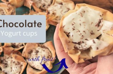 Fruity Chocolate Yogurt Cups! | Protein Packed, Low Sugar/Fat