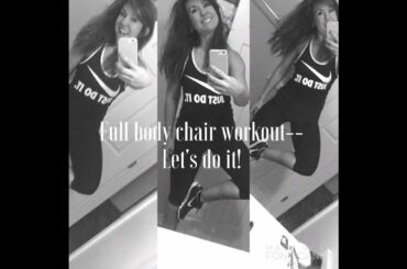 TOTAL BODY CHAIR WORKOUT, HEALTHY SNACK RECIPES, SPOTIFY APP