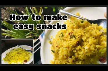 How to make healthy breakfast - Pohe (Quarantine Chef)