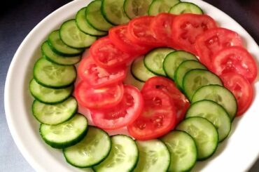 Salad Plate Garnishing Ideas | Salad Plate Decorations | Fruit Garnishing | Fruit Decoration