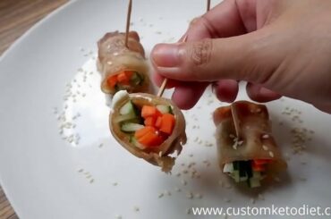 Keto Bacon Sushi Recipe - Healthy Food For Family