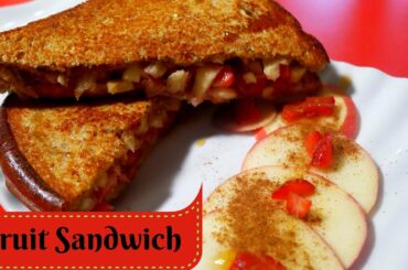 Healthy Fruits Breakfast Sandwich/ Weight Loss Recipe / Healthy & Yummy