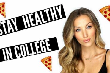 How To Stay HEALTHY in COLLEGE  |  Dorm Room Tips + Meal Ideas!