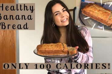 How to Make the BEST HEALTHY AND LOW-CALORIE BANANA BREAD RECIPE!
