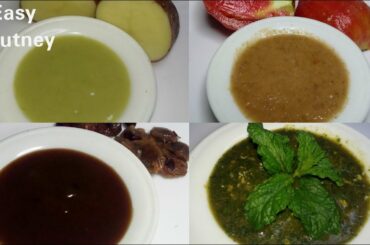 4 Quick Chutney Recipes By Healthy Food Kitchen | Ramzan Recipe For Iftar | 2020 Ramzan Recipes