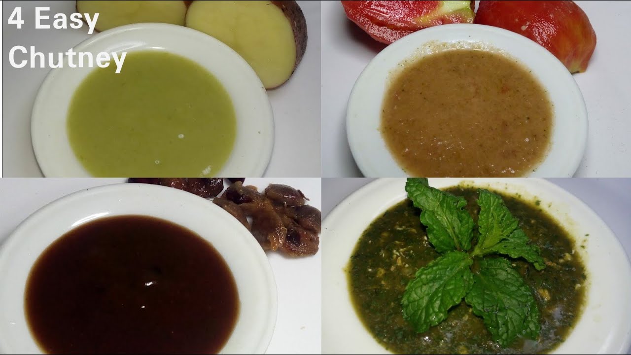 4 Quick Chutney Recipes By Healthy Food Kitchen | Ramzan Recipe For Iftar | 2020 Ramzan Recipes 4 Quick Chutney Recipes By Healthy Food Kitchen | Ramzan Recipe For Iftar | 2020 Ramzan Recipes