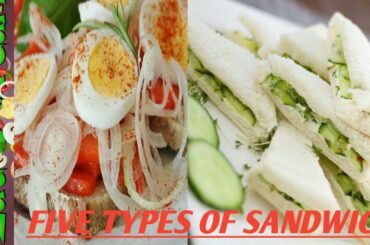 Sandwich Recipe/5 special Sandwich recipes For Ramdan/5 Types Of Sandwich by Eat Dream