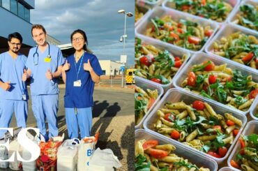 Furloughed workers cook and deliver healthy meals for NHS heroes during coronavirus pandemic