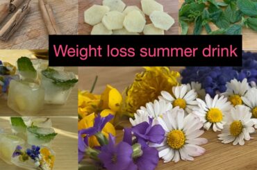 Healthy weight loss drink in summer by home style