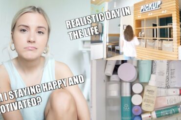 DAY IN THE LIFE | healthy lunch, organization, staying happy & motivated?!