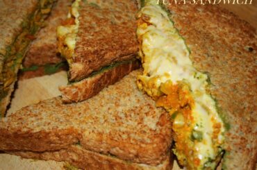 TUNA SANDWICH/CANNED TUNA SANDWICH INDIAN STYLE