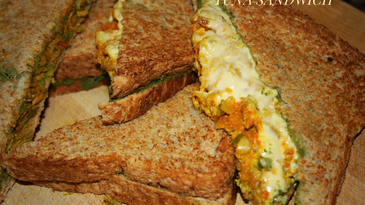 TUNA SANDWICH/CANNED TUNA SANDWICH INDIAN STYLE TUNA SANDWICH/CANNED TUNA SANDWICH INDIAN STYLE