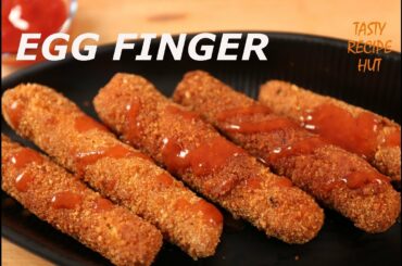 Crunchy Egg Fingers ! Easy tea time snacks with less ingredients