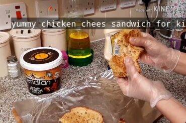 Chicken chees sandwich for kids //12 month old baby healthy food