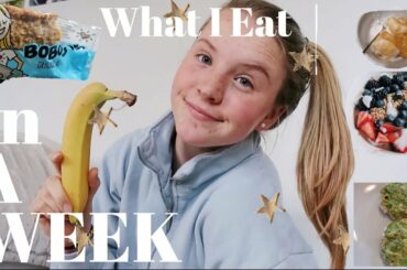 WHAT I EAT IN A WEEK TO STAY HEALTHY AND LEAN