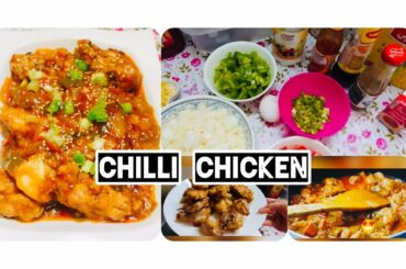 Restaurant style Chilli Chicken at home in quarantine days | Dinner ideas #yummy #chillichicken