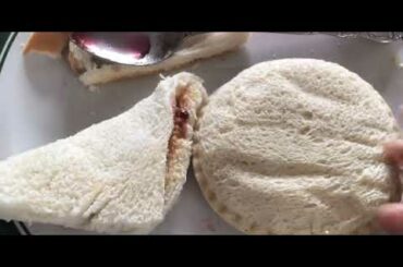 Easy school lunch recipe/peanut butter and grape jam sandwich recipe