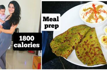 What I eat in a day to lose weight | 1800 calories meal plan Post pregnancy weightloss plan