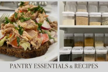 NEW! PANTRY ESSENTIALS & 5+ NO COOK RECIPES