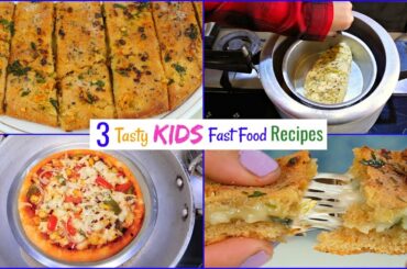 3 FAST FOOD Recipes for Kids | CookWithNisha