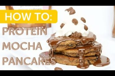 Protein Mocha Pancakes | easy healthy breakfast recipes for moms (& everyone!)