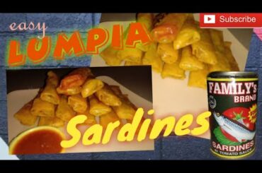 Lumpia Sardines / Easy Healthy food