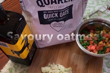 Quick oatmeal recipe |healthy oats recipe|savory oats| Healthy breakfast| Oatmeal recipe