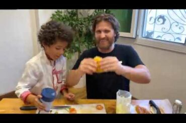 Cooking with kids; cloud bread