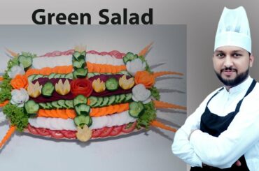 Green Salad With Garnish/Healthy Salad