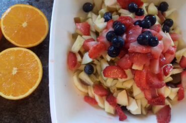 Ramadan Quick Healthy Fruit Chaat Salad Weightloss Slimming Lock down Urdu Hindi Pakistani Indian