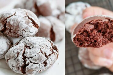 Chocolate Crinkle Cookies - Easiest Recipe