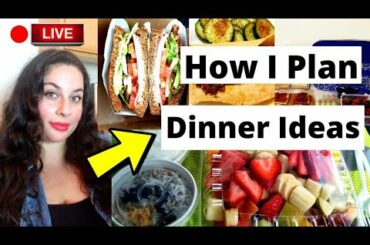 🔴LIVE HOW I MEAL PLAN DINNER IDEAS | Crystal Evans