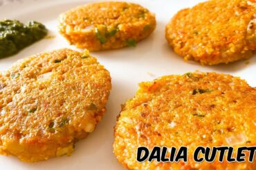 Dalia Cutlet / Tikki I Easy & Healthy Breakfast Recipe I Kids Lunch Box Recipe I Neha Arora