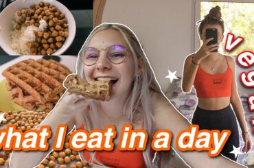 WHAT I EAT IN A DAY VEGAN & HEALTHY (easy meals ideas to stay healthy)