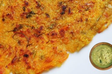 Suji Oats Chilla Recipe // Oats Rava Chilla / Healthy Breakfast / Oats Suji Pancakes ओट्स के चिल्ले