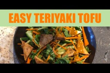 Easy Healthy Teriyaki Tofu! for salad or alone