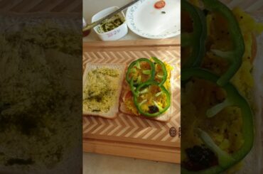 Bombay style Masala Toast Sandwich, healthy & delicious street food