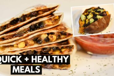 HEALTHY EATING ON A BUDGET | 2 Easy Budget-Friendly Recipes | Black Bean Quesadillas