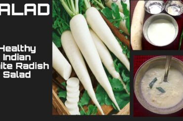 SALAD Recipes | Instant Healthy RADISH Salad | Simple MOOLI Salad
