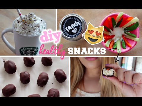 DIY HEALTHY SNACK IDEAS! DIY Starbucks Frappachino, Almond Joy + more! DIY HEALTHY SNACK IDEAS! DIY Starbucks Frappachino, Almond Joy + more!