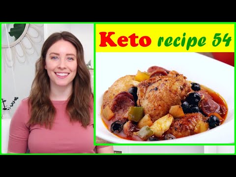 ● Keto Diet – recipe 54 – Keto Chicken & Chorizo Stew ● Keto Diet - recipe 54 - Keto Chicken & Chorizo Stew